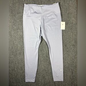 Nike One Dri-FIT High Rise Leggings XL Lavender NWT Full Length